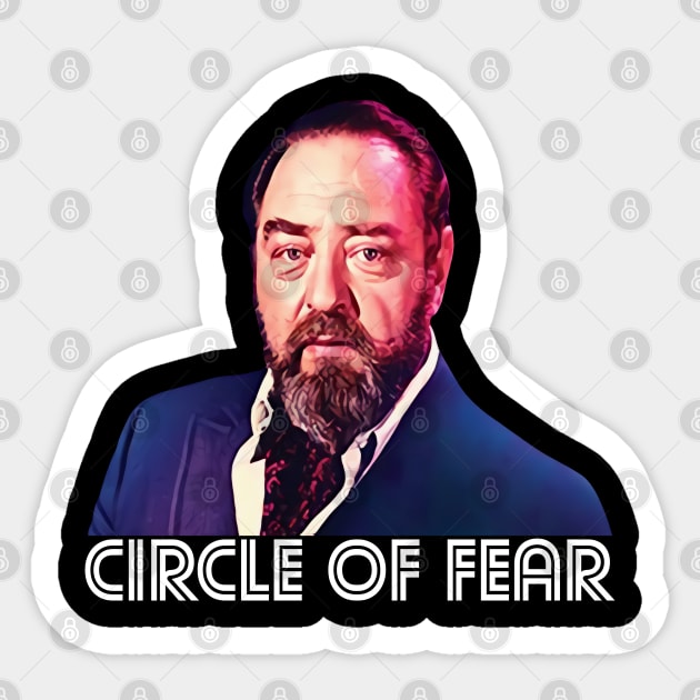 Circle Of Fear Aka Ghost Story - 70s Tv Horror  Anthology Sticker by wildzerouk